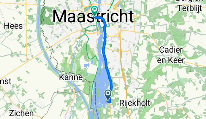 Oosterweg, Eijsden nach Markt, Maastricht