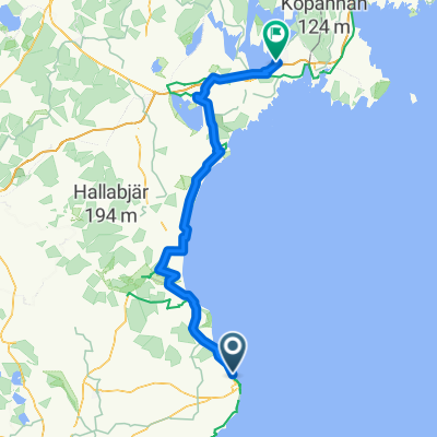 Tobisvägen, Simrishamn nach Scoutvägen, Bromölla