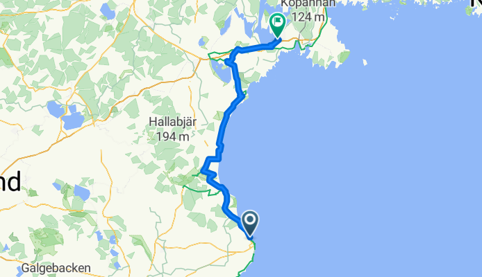 Tobisvägen, Simrishamn nach Scoutvägen, Bromölla