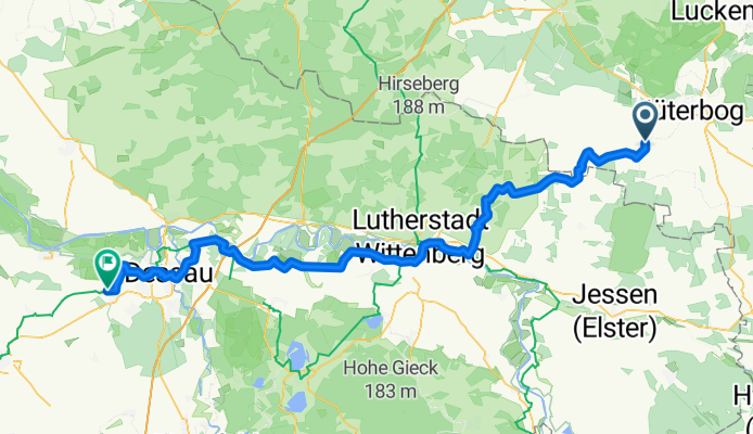 Niedergörsdorf - Dessau