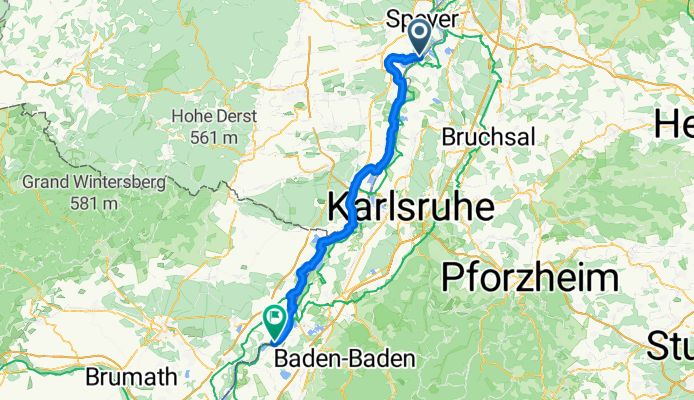 Oberhausen-Rheinhausen - Hügelsheim