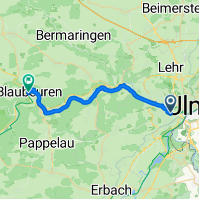 Yorckstraße, Ulm nach Küfergasse, Blaubeuren