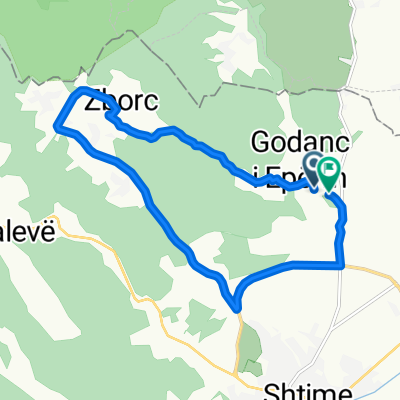 Godanc i Epërm to Godanc i Epërm