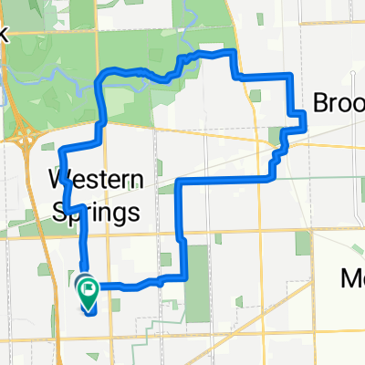 Woodland Ave, Western Springs to Woodland Ave, Western Springs