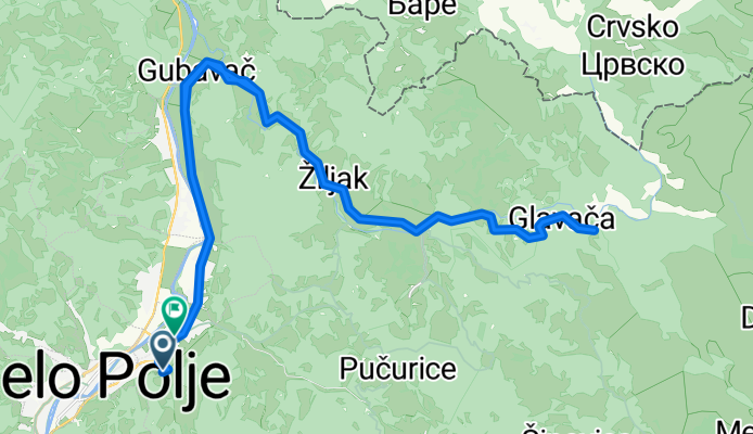 Расточка, Bijelo Polje to Ресничка, Bijelo Polje