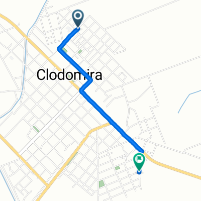 Ruta desde Moreno Saravia
