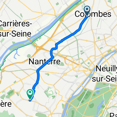 Boulevard Edgar Quinet, Colombes à Avenue du 18 Juin 1940, Rueil-Malmaison