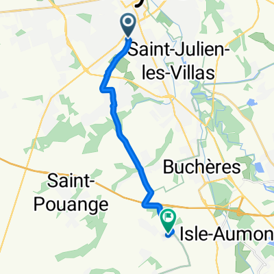 Avenue Anatole France, Troyes to Rue des Clos, Moussey