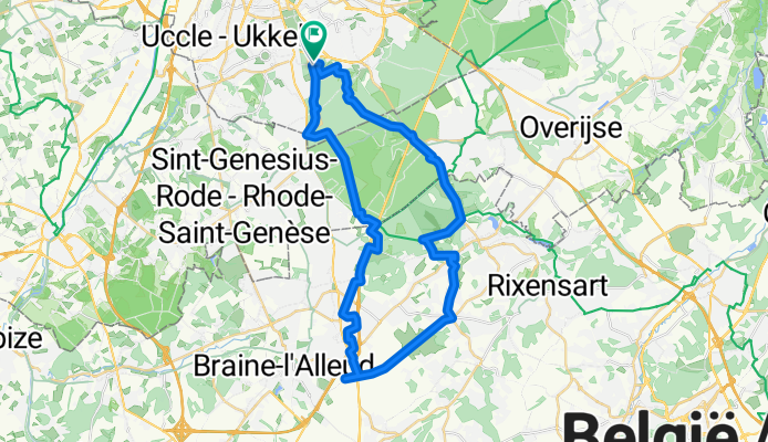 Itinéraire à Bruxelles