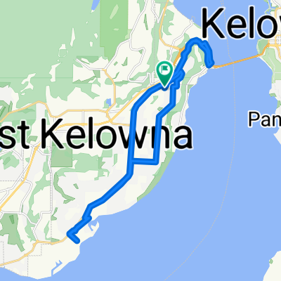 Keefe Rd, West Kelowna to Keefe Rd, West Kelowna