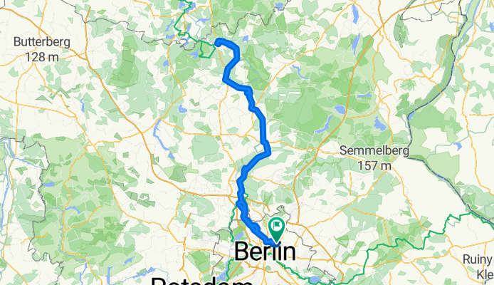 Route in Berlin