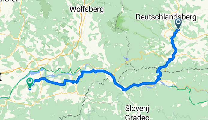 Von Sankt Peter im Sulmtal bis Sankt Kanzian am Klopeiner See