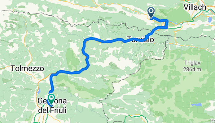 Von Nötsch im Gailtal bis Gemona del Friuli