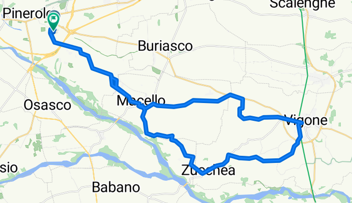 Da Via Dell'Isolante a Stella a Vigone a Zucchea Via dell’Isolante