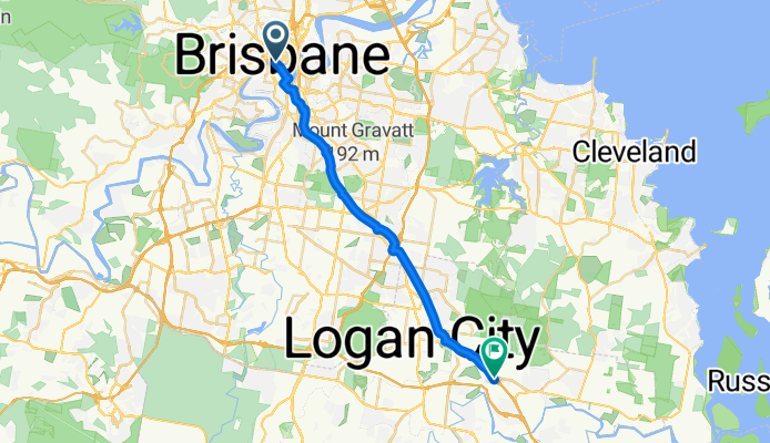 Pacific Motorway, Brisbane to Pintu Dr, Tanah Merah