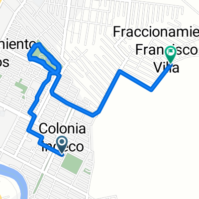 De Calle de Las Oleaginosas a Francisco Villa