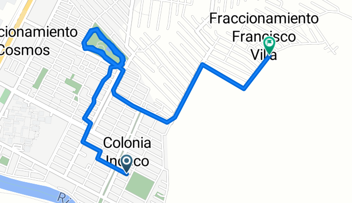 De Calle de Las Oleaginosas a Francisco Villa