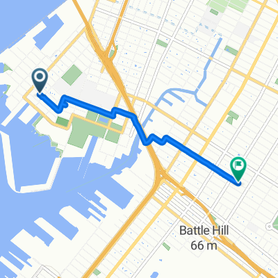 Dikeman St, New York to 11th St, New York