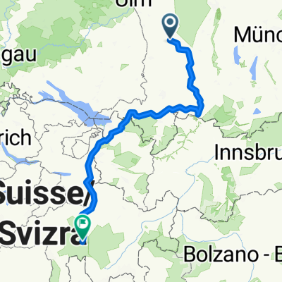 Kirchberg nach Veia da Vischnanca