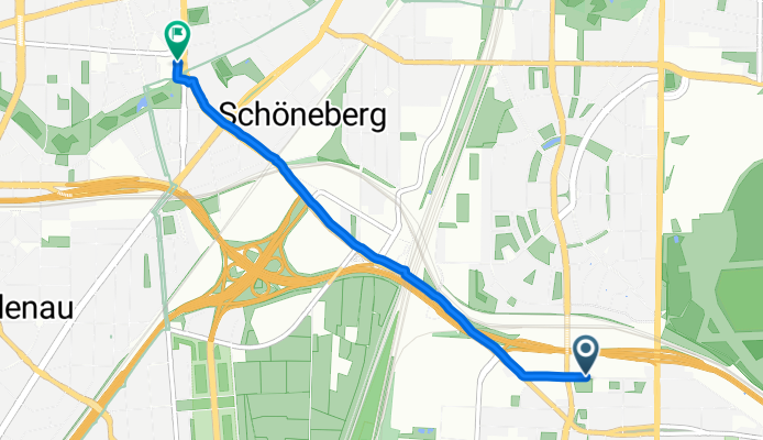 Ringbahnstraße, Berlin nach Martin-Luther-Straße, Berlin