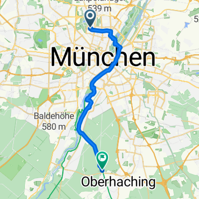 Felix-Fechenbach-Bogen, München nach Linienstraße, Oberhaching