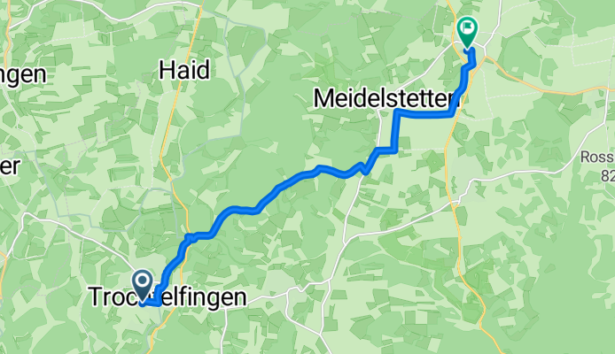 Kapelleschweg, Trochtelfingen nach Fasanenweg, Hohenstein