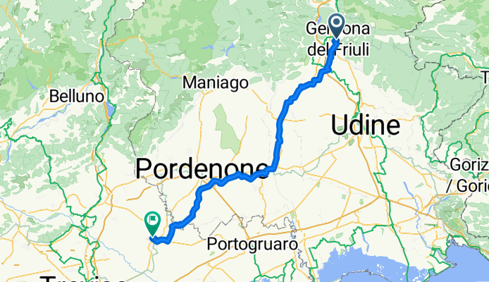 Von Gemona del Friuli bis Oderzo