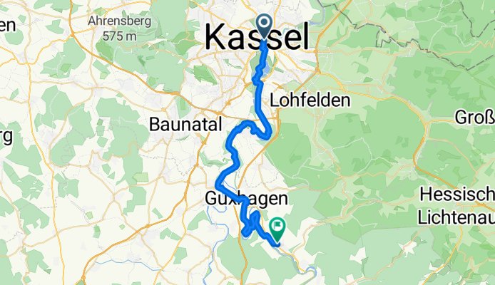 Route nach lobenhausen