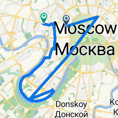 улица Спиридоновка, Москва до улица Красная Пресня, Москва