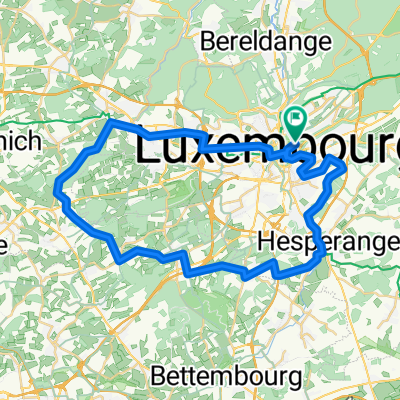 Rue Théophile Funck-Brentano, Luxembourg to Montée de Clausen, Luxembourg