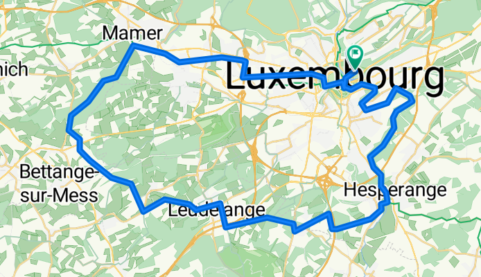 Rue Théophile Funck-Brentano, Luxembourg to Montée de Clausen, Luxembourg