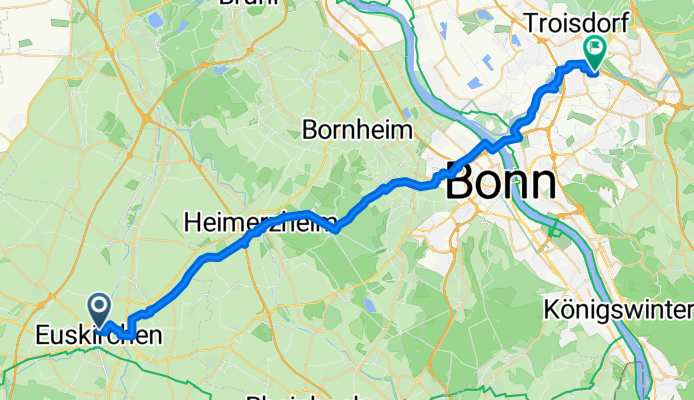 Von Euskirchen bis Sankt Augustin