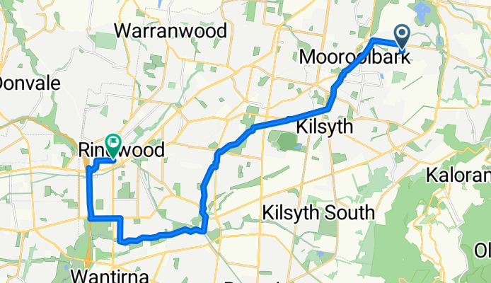 Nathan Ct, Mooroolbark to Ringwood St, Ringwood