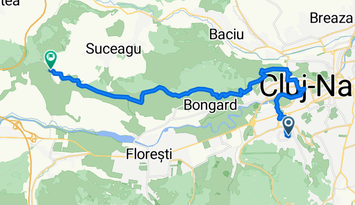 Route from Aleea Vidraru