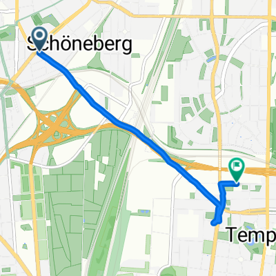 Fritz-Elsas-Straße, Berlin nach Ringbahnstraße, Berlin