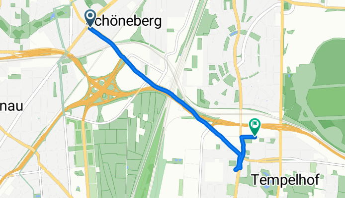 Fritz-Elsas-Straße, Berlin nach Ringbahnstraße, Berlin