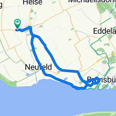A6 - 29 km - Neufeld Harbor Runde von Marnerdeich