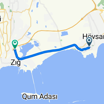 Hövsan high way - Baku Bus - relaxed route