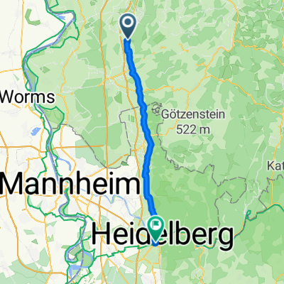 From Zwingenberg to Heidelberg
