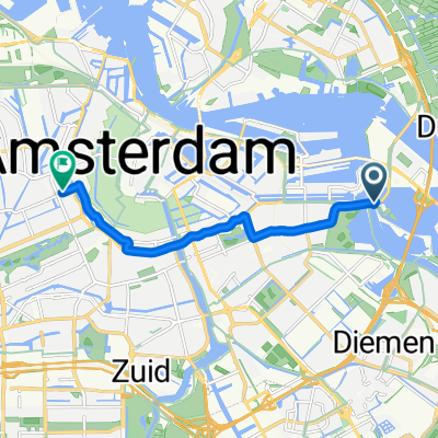 Zuider IJdijk, Amsterdam nach Bilderdijkkade, Amsterdam