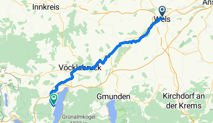 Von Wels bis Attersee am Attersee