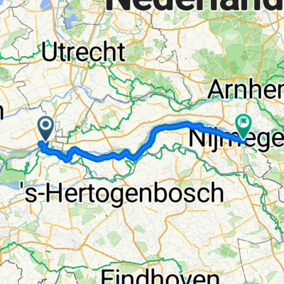 Van Hogendorpweg, Gorinchem nach Burchtstraat, Nijmegen