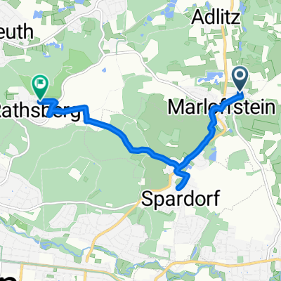 Ringstraße, Marloffstein nach Schloßweg, Marloffstein