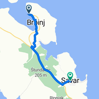 Staza br. 6 Brbinj-Savar