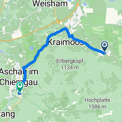 Oberdorfstraße nach Hohenaschau Kampenwandbahntalstation