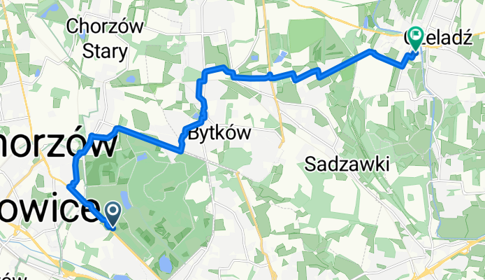 al Powstań Śląskich, Chorzów do Czeladź