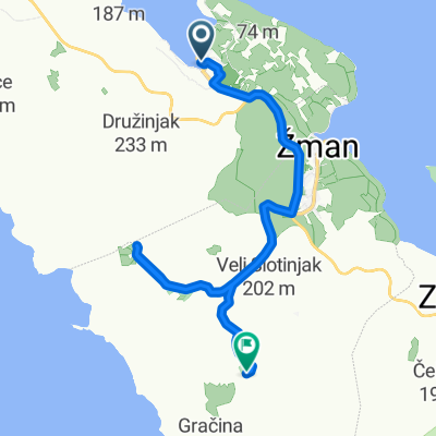 Staza br.8 Luka-Žman-Slotino polje-Glavočevo polje-Malo jezero-Veliko jezero