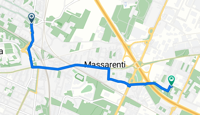 Da Via Filippo Beroaldo a Via Giuseppe Rivani