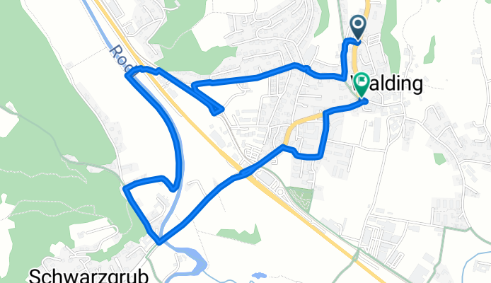 Route in Walding