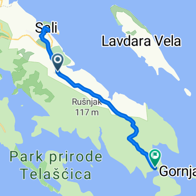 Staza br.13 Sali-Vela ploča-Čuh polje-Dugonjive-Mala Proversa